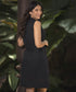 Pockets Detailed Buttoned Dress with Belt
